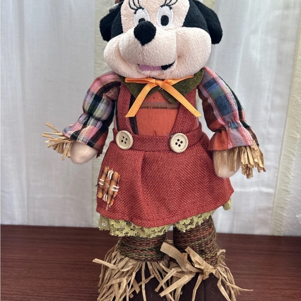 Fall Thanksgiving Decor Minnie Mouse Disney  2015 Walgreens Straw 14 Inch